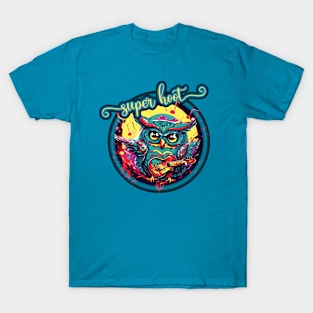 Super Hoot, Funny Owl Design for Musicians T-Shirt